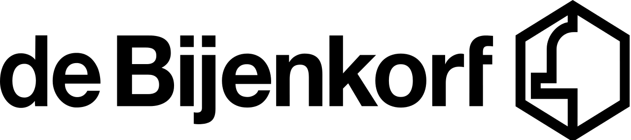 Het logo van het bedrijf de Bijenkorf