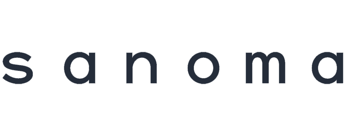 Het logo van het bedrijf Sanoma